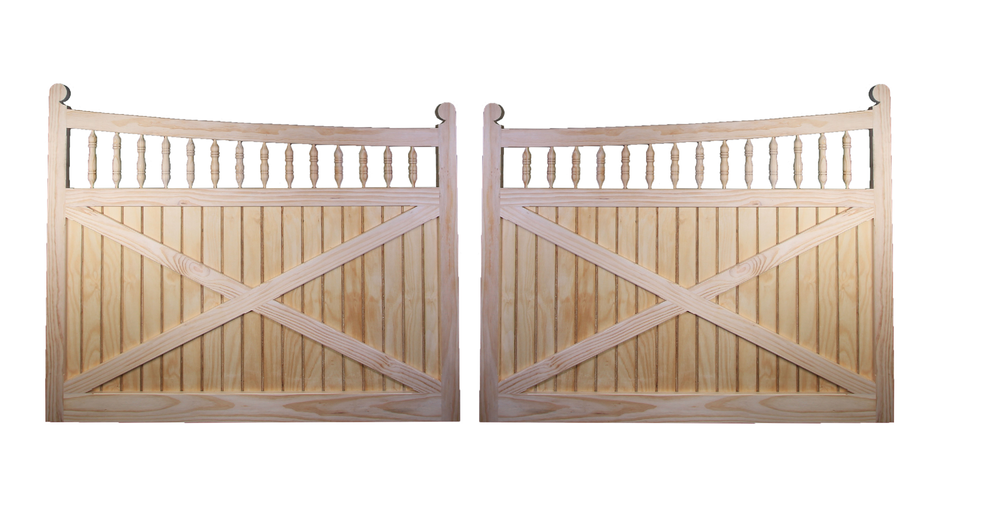 Hawthorne Gate finished timber gate photo