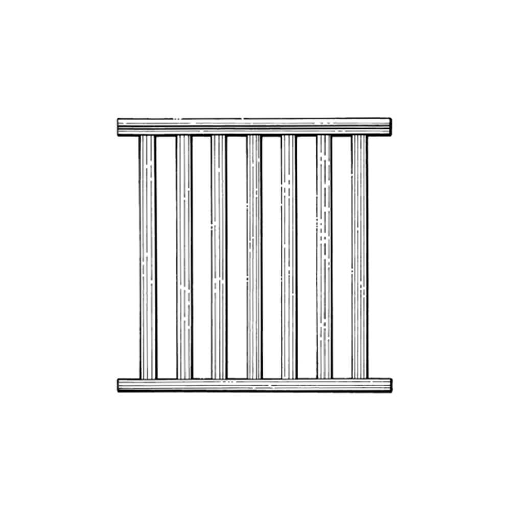 Assembled BALUSTRADING - BS185FLASS (Angled)