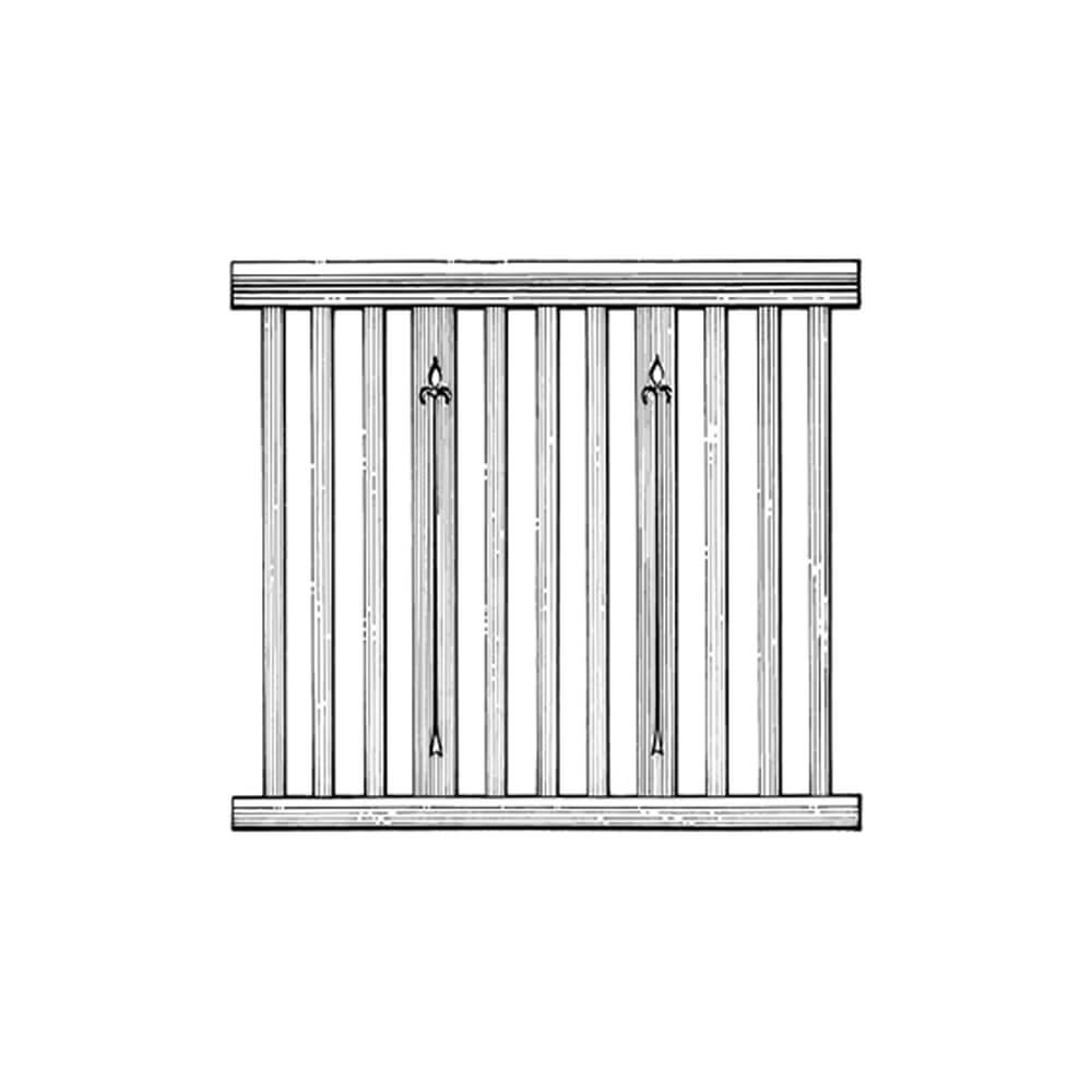 Assembled BALUSTRADING - BS485FLASS (Angled)